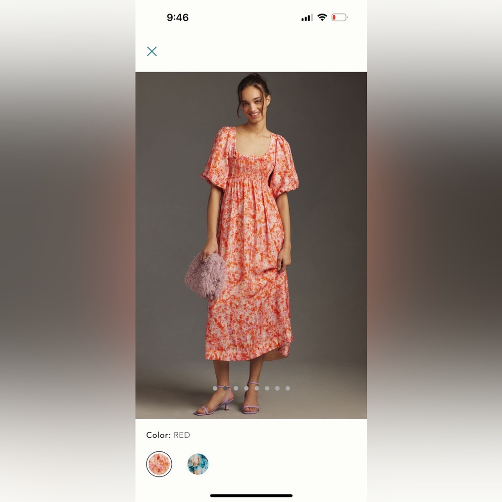 SOLD ON MP Anthropologie dress NWT sz xs petite